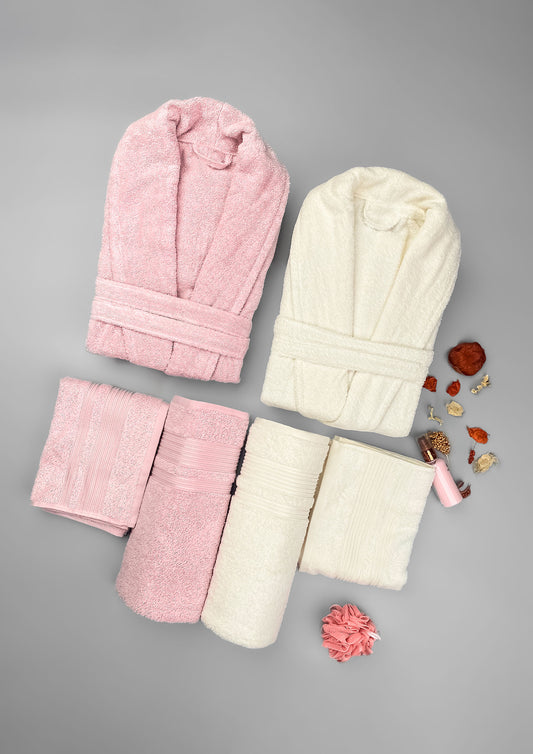 Couple Bathrobe Set