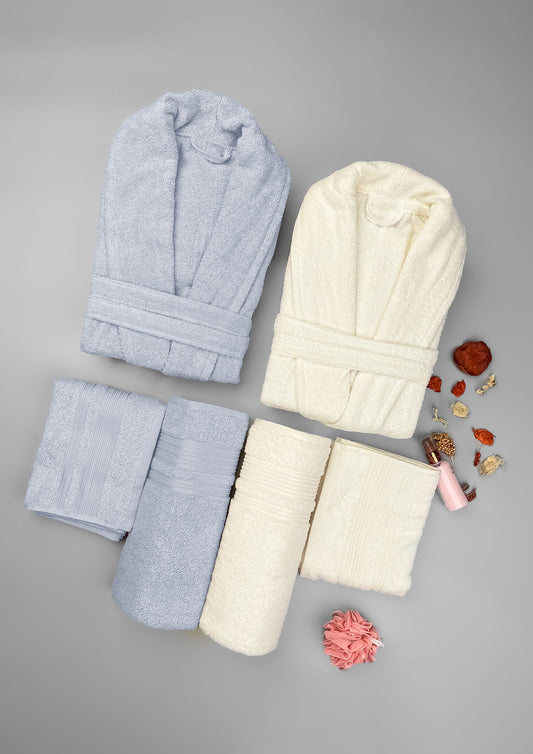 Couple Bathrobe Set