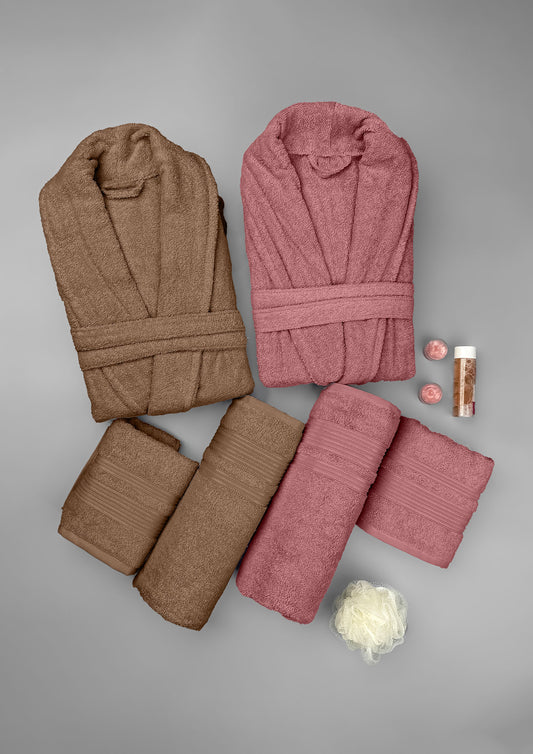 Couple Bathrobe Set