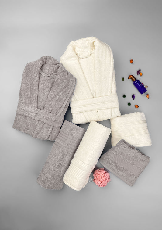 Couple Bathrobe Set