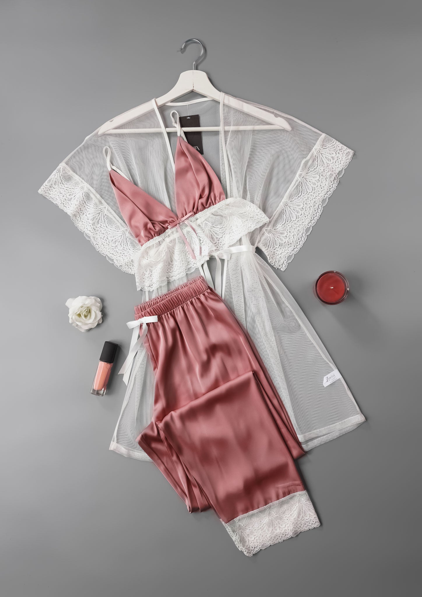 #sext babydoll# - #zorita lingerie# Satin Pajamas